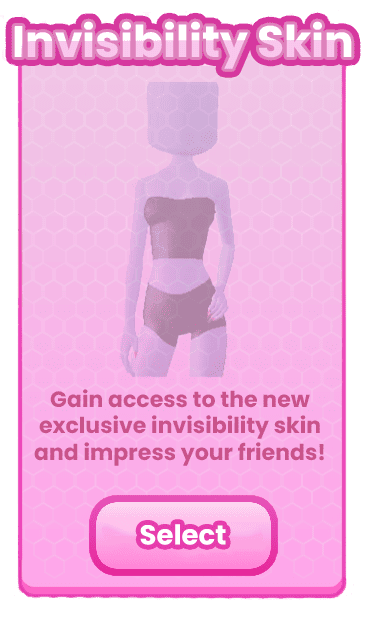Invisibility Skin..